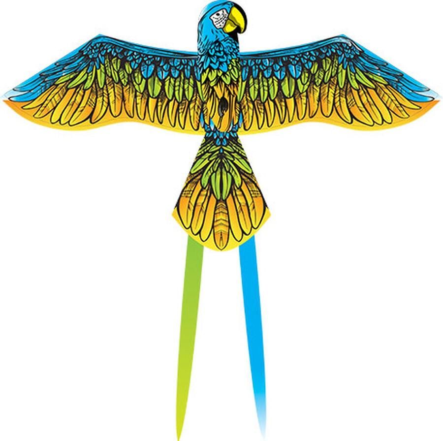 Conquerair Vlieger Parrot 150 cm geel