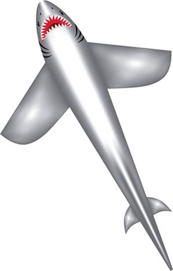 Conquerair Vlieger Shark 150 cm wit