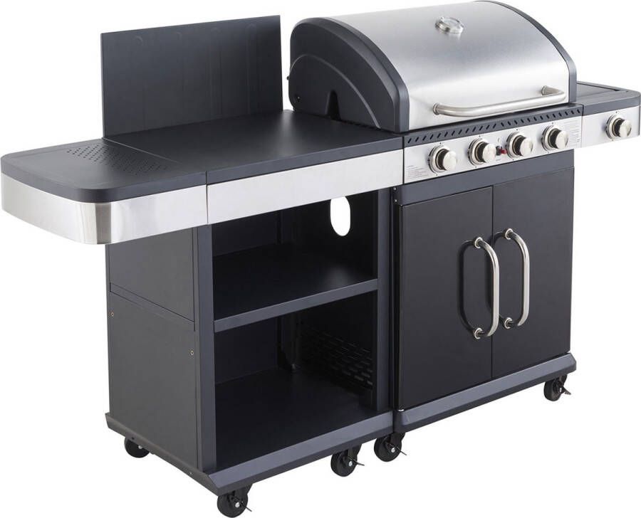 Cook in Garden BBQ FIDGI 4 gasbarbecue + buffetkast