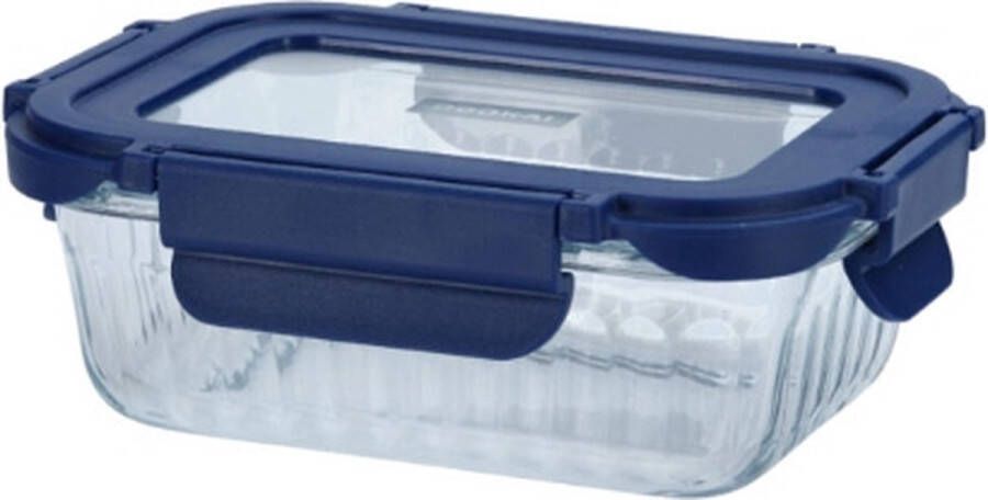 Cookai Ovenschaal met Deksel 0.37 L Blauw Glas Kunststof