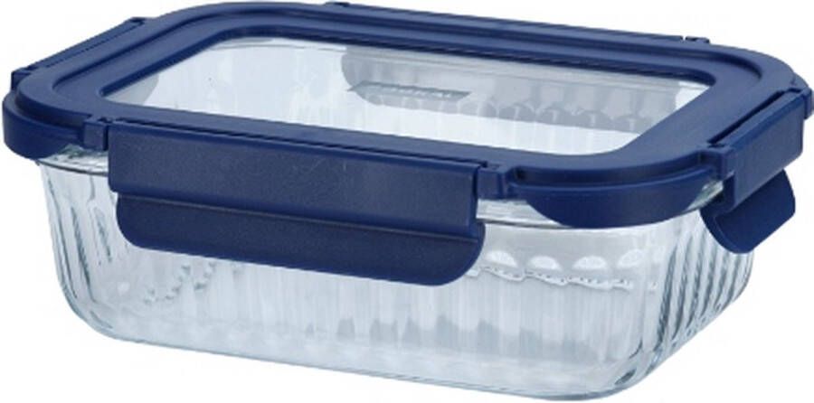 Cookai Ovenschaal met Deksel 0.64 L Blauw Glas Kunststof