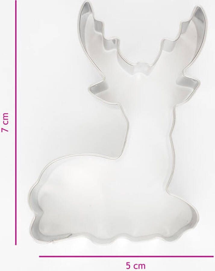 Cookie Cutters Deleukstetaartenshop Koekjes Uitsteker Hert 7 cm