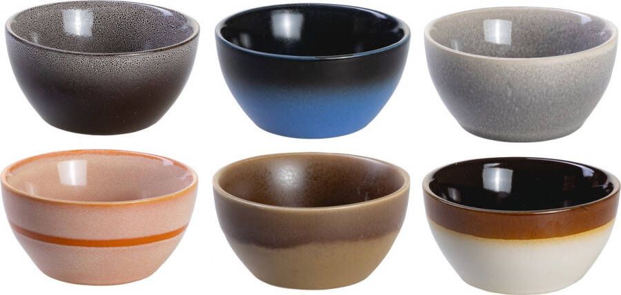 Cookinglife Studio Tavola Kleine Kommen Earth ø 10 cm 6 stuks