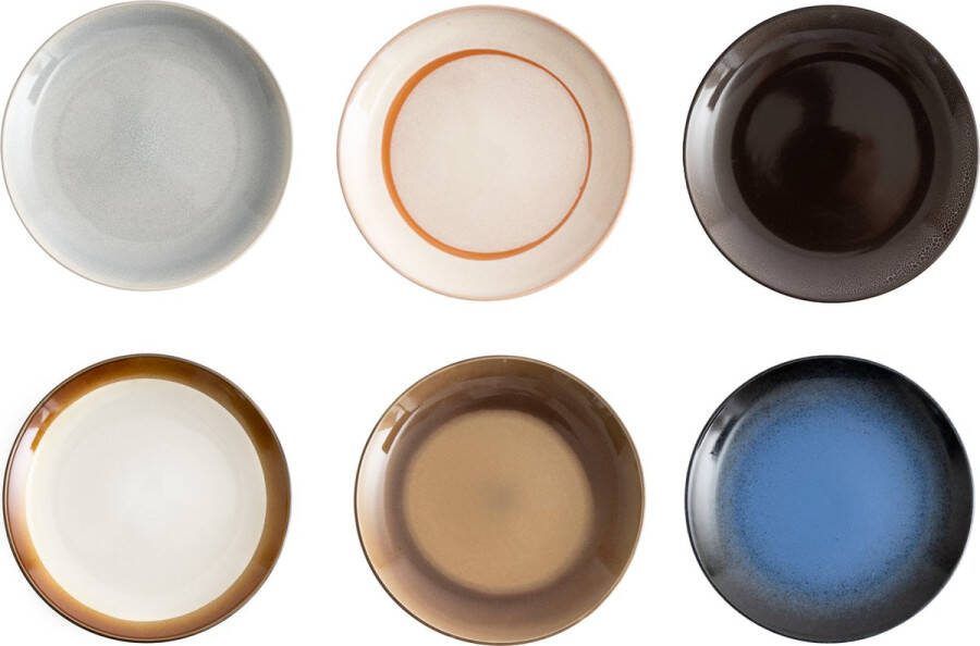 Studio Tavola Ontbijtborden Earth ø 20 cm 6 Stuks