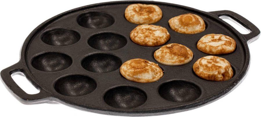 Sareva Poffertjespan Gietijzer ø 24 cm 19 poffertjes