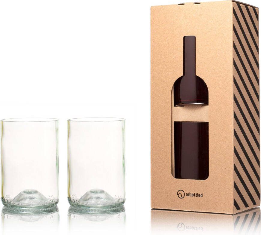 Cookinglife Rebottled Tumbler Transparant 330 ml 2 Stuks