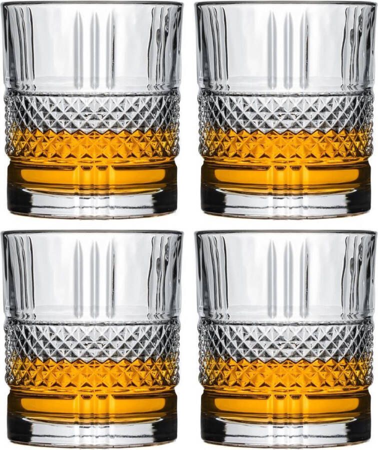 Cookinglife Whiskey Glazen Cocktailglazen Waterglazen Monea 230 ml 4 stuks