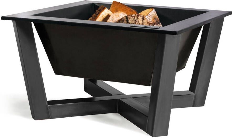 CooKking Vuurschaal 70x70-Brasil Verschillende modellen verkrijgbaar Staal Zwart- Vuurkorf Vuurschaal BBQ Vuurschaal voor buiten Terraskachel Tuinkachel