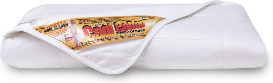Cool Cotton Zomer Dekbed Original|De enige echte| Dun katoen Zomerdekbed|100% Puur Katoen|Absorberend Fris en luchtig |260x220cm XL SuperSize (Extra royaal)