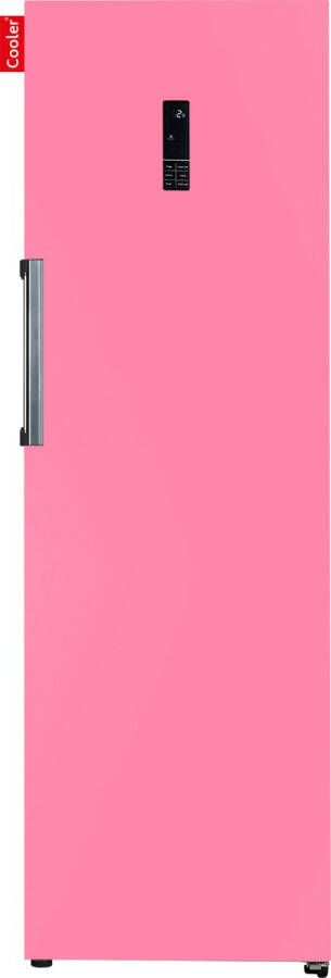 Cooler LARGEFREEZER-ABUB Diepvriezer E No Frost 260l 6+1 drawers Bubblegum Pink Satin All Sides