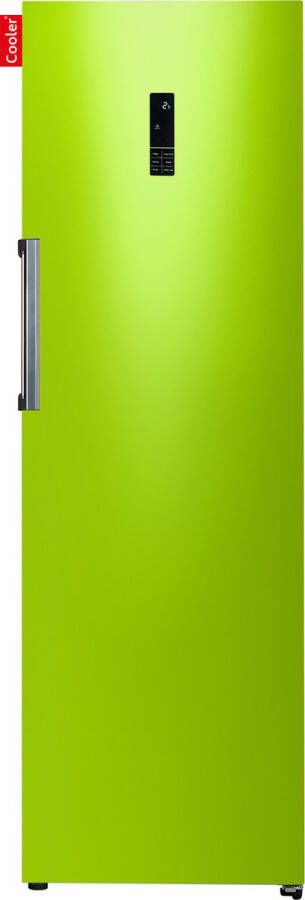 Cooler LARGEFREEZER-ALGRE Diepvriezer E No Frost 260l 6+1 drawers Light Green Gloss All Sides