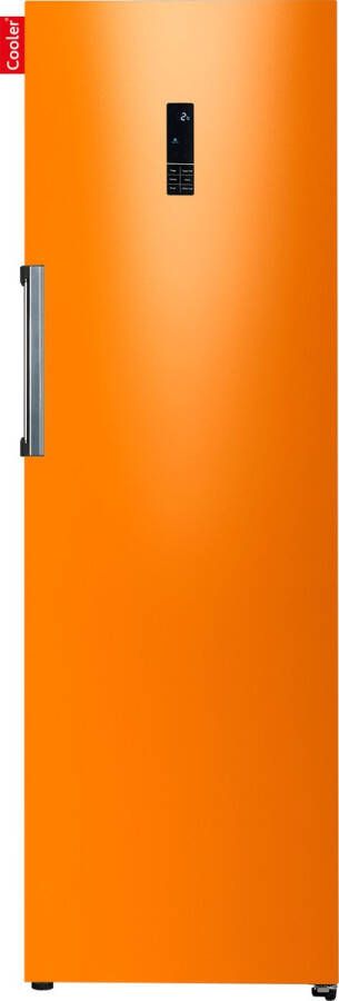 Cooler LARGEFREEZER-AORA Diepvriezer E No Frost 260l 6+1 drawers Gloss Bright Orange All Sides