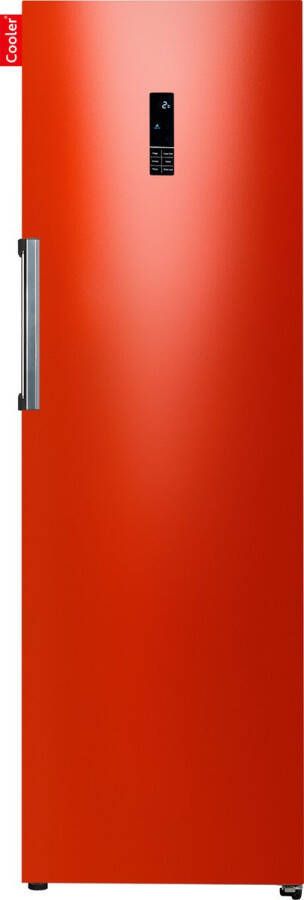Cooler LARGEFREEZER-ARED vriezer E No Frost 260l 6+1 drawers Hot Rod Red Gloss All Sides