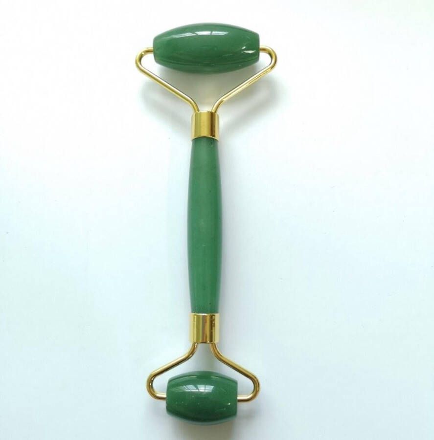 Coolsable Beauty Tools Jade Roller Gezichtsmassage Roller Groen 100% Natuurlijke Jade steen