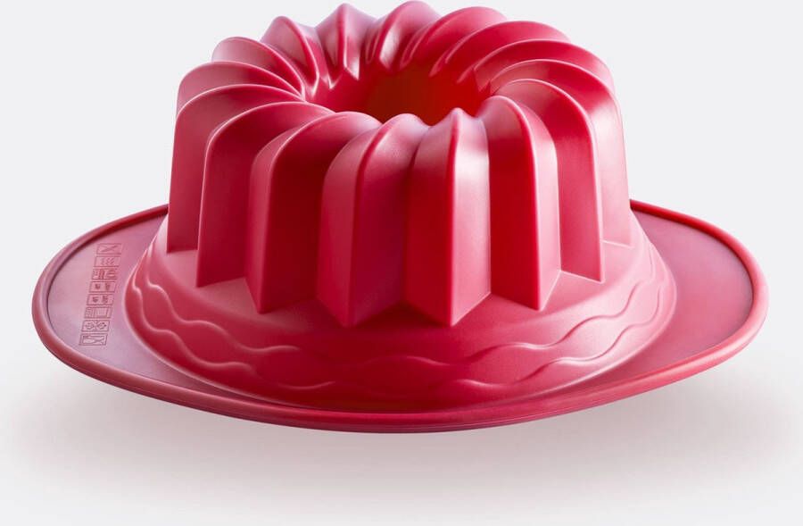 Coox Siliconen Tulband Cakevorm met handvaten 24 x 10 cm