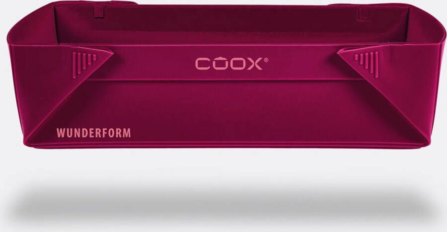Coox siliconen wondervorm ovenvorm ovenschaal bakvorm maat M donkerrood