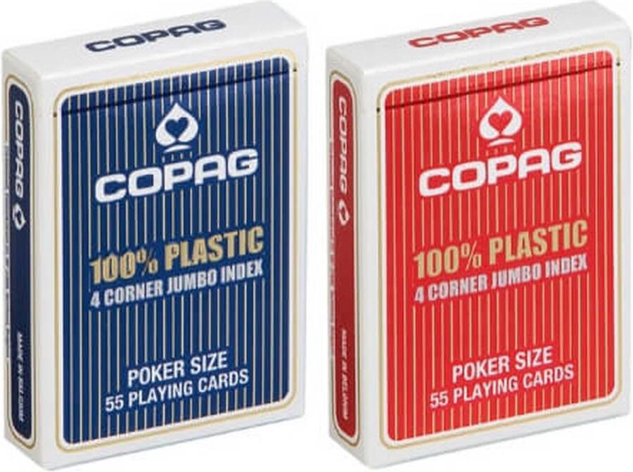 Copag Plastic Pokerkaarten Jumbo Index Display