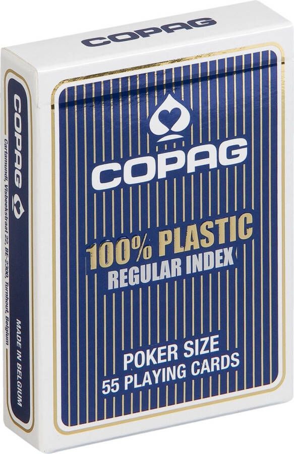 Copag Plastic speelkaarten Blauw