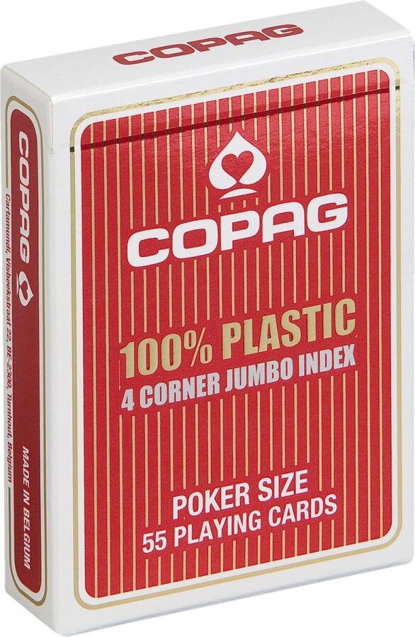 Copag Plastic speelkaarten Index 4 hoeken Display