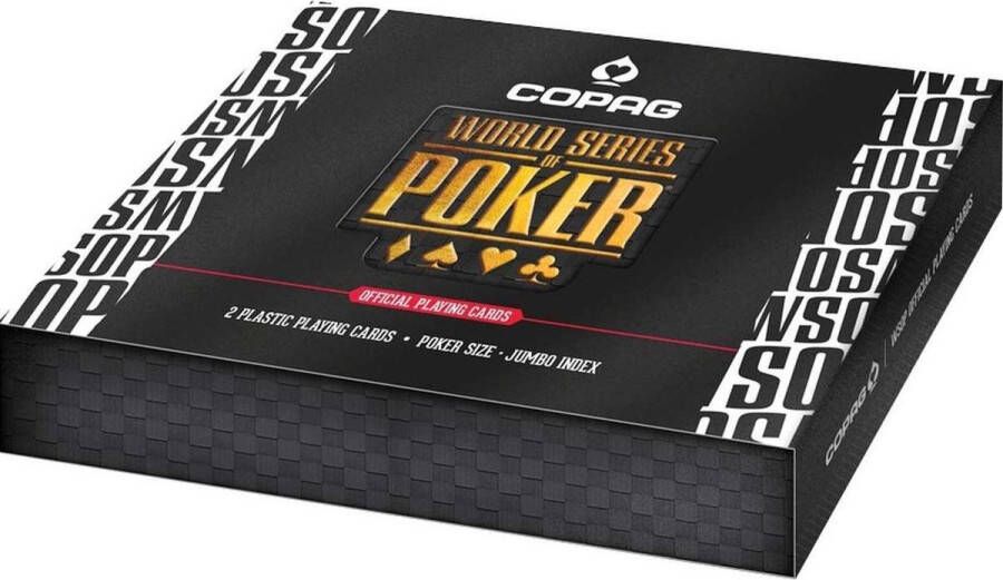 Copag WSOP World series of poker plastic pokerkaarten dubbel deck jumbo index official deck