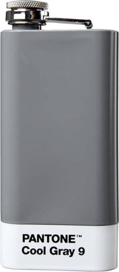 Copenhagen Design Heupfles 150 ml Cool Gray 009 Roestvast Staal Grijs