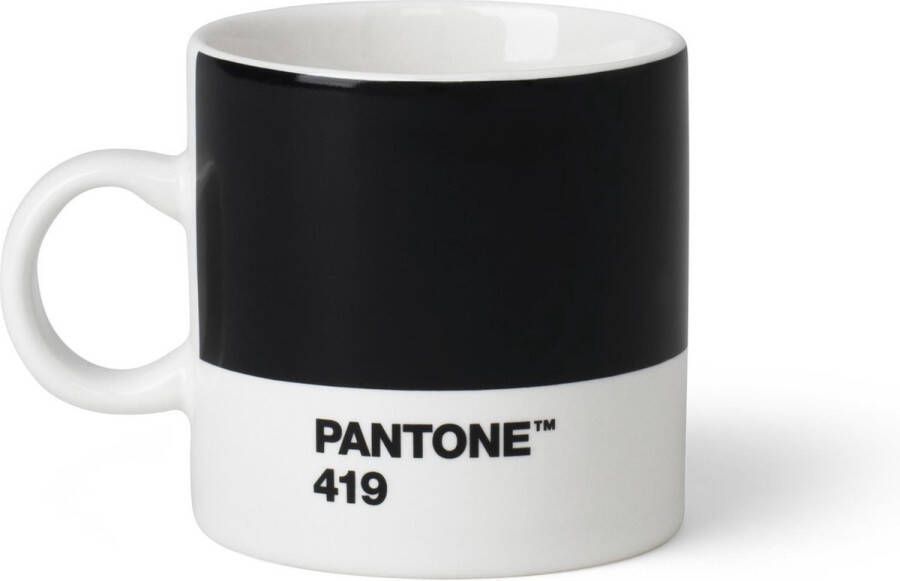 Copenhagen Design Pantone Espressobeker Bone China 120 ml Black 419 C