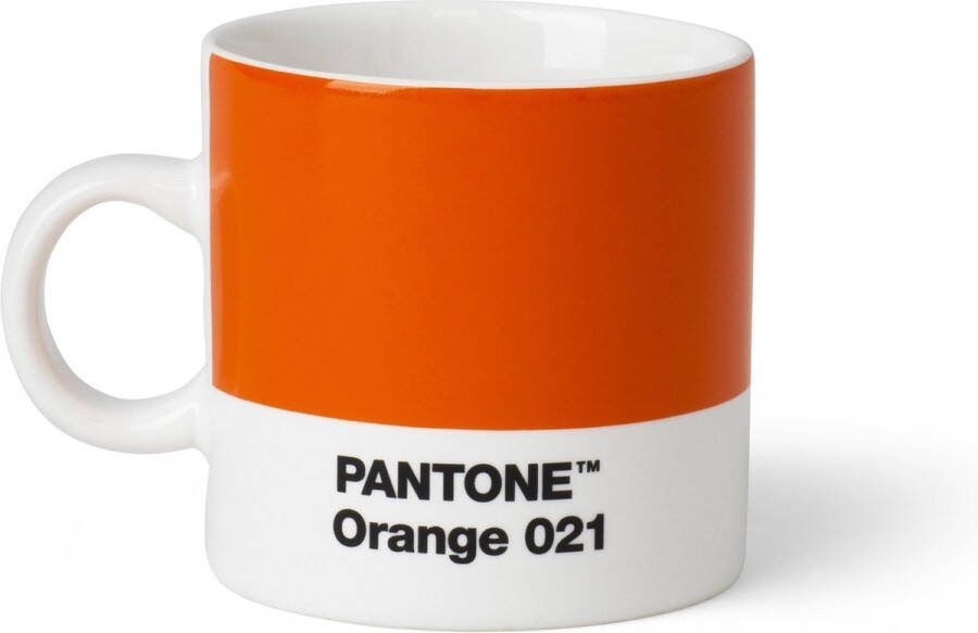 Copenhagen Design Pantone Espressobeker Bone China 120 ml Orange 021 C