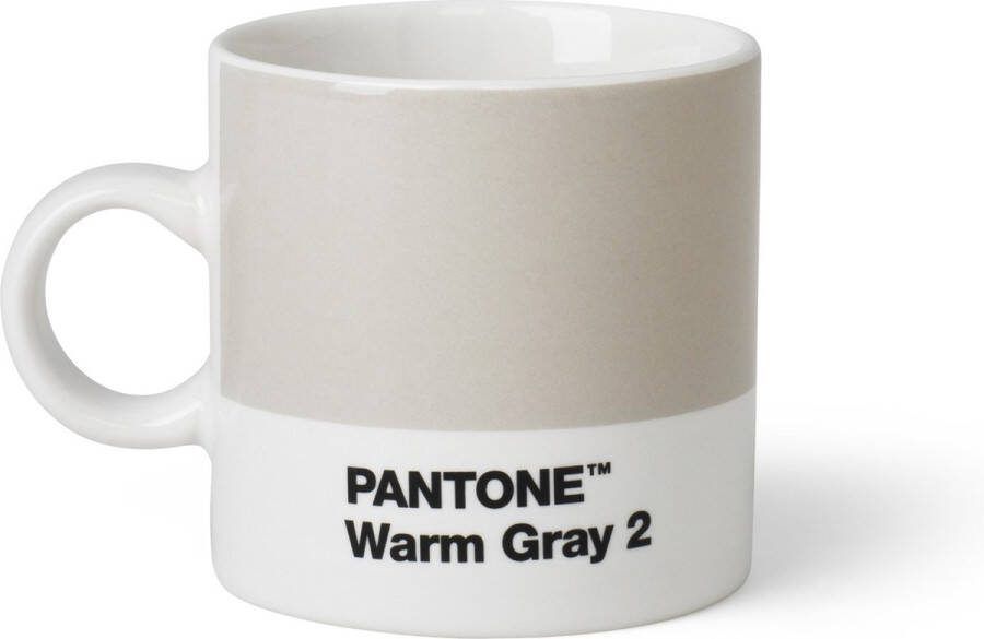 Copenhagen Design Pantone Espressobeker Bone China 120 ml Warm Gray 2 C