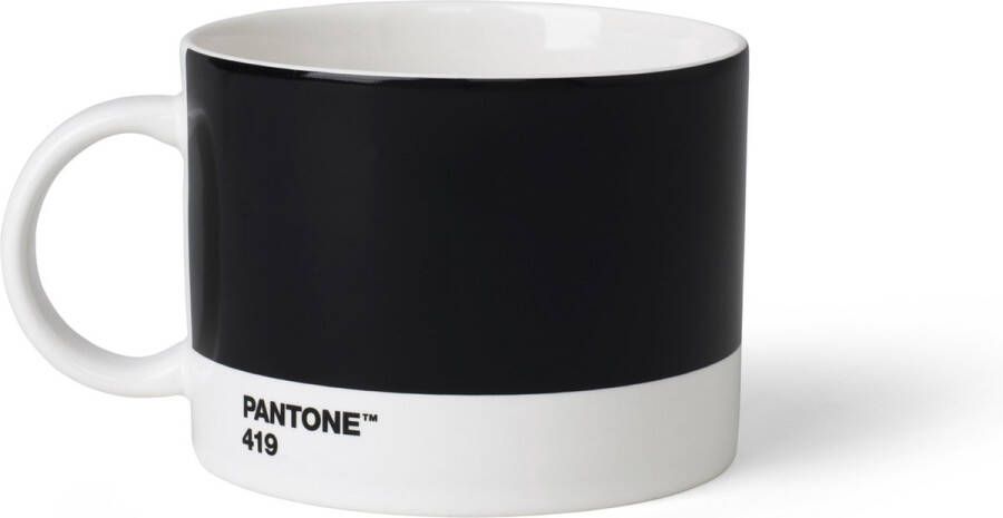 Copenhagen Design Pantone Theekop Bone China Black 419 C