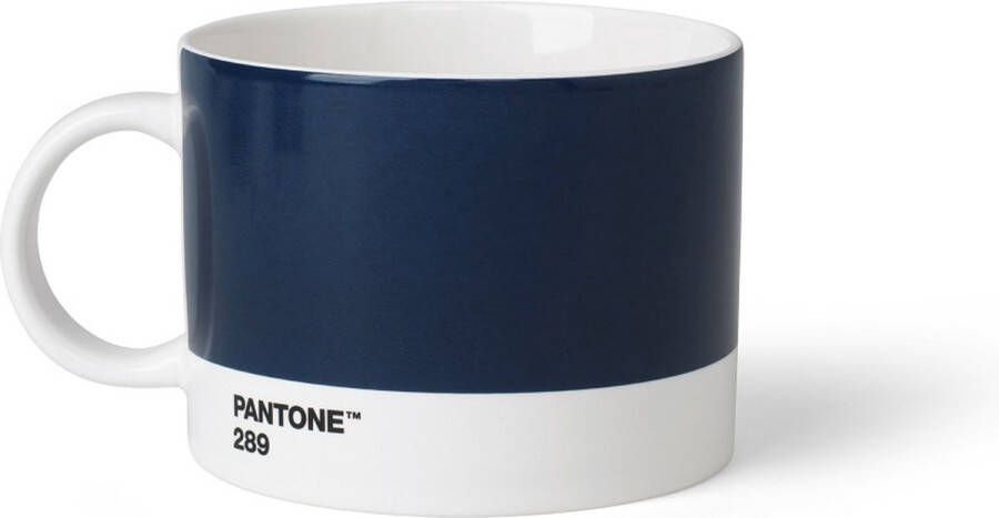 Copenhagen Design Pantone Theekop en schotel Bone China Dark Blue 289 C