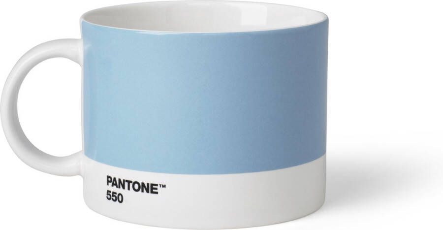 Copenhagen Design Pantone Theekop en schotel Bone China Light Blue 550 C