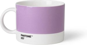 Copenhagen Design Pantone Theekop en schotel Bone China Light Purple 257 C