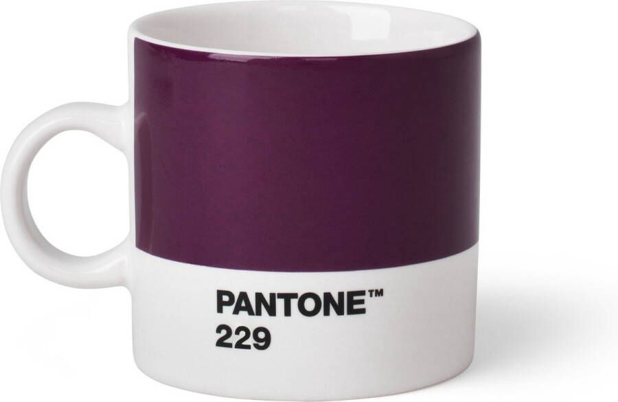 Copenhagen Design Pantone Universe Espressobeker Bone China 120 ml Aubergine 229 C