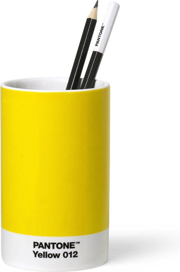 LEGO Copenhagen Design Pennenhouder Yellow 012 Porselein Geel