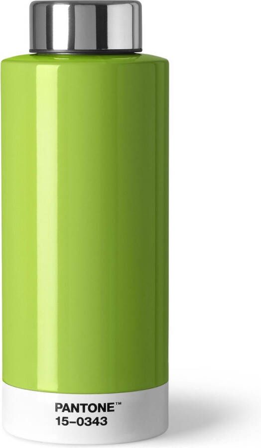 Vepa Bins Copenhagen Design drinkfles Pantone 19 cm RVS 630 ml groen