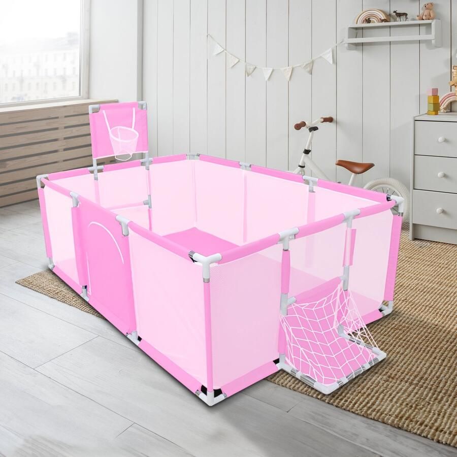Corbeta Ballenbak speelbak voor kinderen Ballenbad 100% speelplezier Speeltent BESTSELLER! Basketbal Voetbal Ballenbak Roze