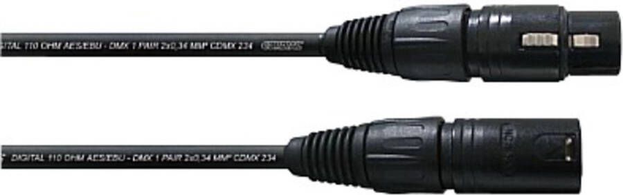 Cordial CPD 10 FM DMX AES EBU Kabel XLR 10m DMX kabels