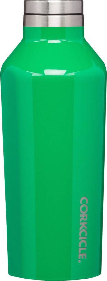 Corkcicle Canteen 270ml Gloss Putting Green Roestvrijstaal 9oz. Waterfles en Thermosfles 3wandig 25uur koud en 12uur warm BPA vrij grote opening voor ijsklontjes