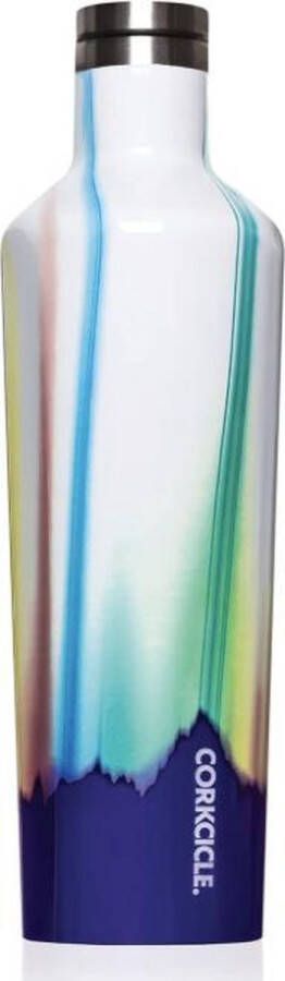 Corkcicle Canteen 750ml Aurora Roestvrijstaal 25oz. Waterfles en Thermosfles 3wandig 25uur koud en 12uur warm BPA vrij grote opening voor ijsklontjes