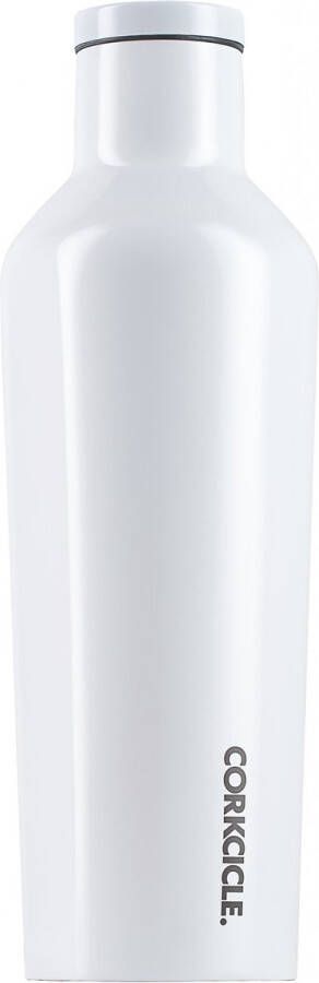 Corkcicle Canteen 750ml Dipped Modernist White Roestvrijstaal 25oz. Waterfles en Thermosfles 3wandig 25uur koud en 12uur warm BPA vrij grote opening voor ijsklontjes