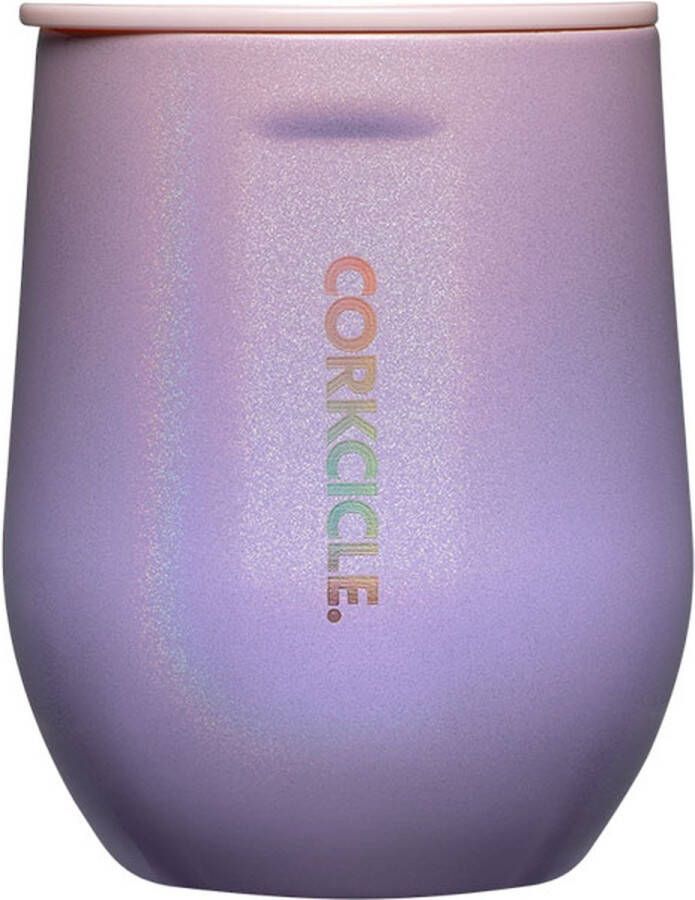 Corkcicle Stemless Cup 335ml- Ombre Fairy- Drinkbeker- Thermosbeker voor Wijn Koffie 355ml 12oz- Roestvrijstaal