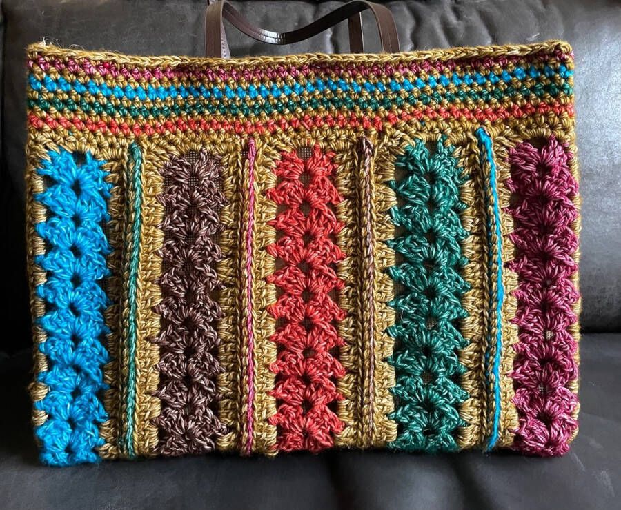 Corneeltje wol Ice yarns HAAKPAKKET TAS COLORS OF INDIA