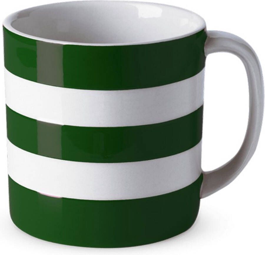 Cornishware Adder Green Mug 42cl- Mok grote mok 420ml groen wit gestreept
