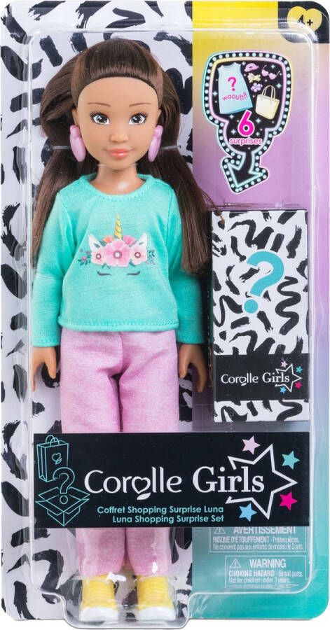 Corolle Girls Modepop Luna Shopping Surprise Set