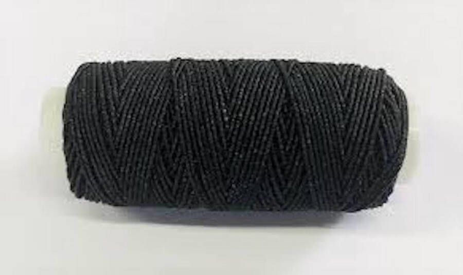 Cose elastisch naaigaren zwart 0 5 mm x 30 m elastiek garen goede kwaliteit