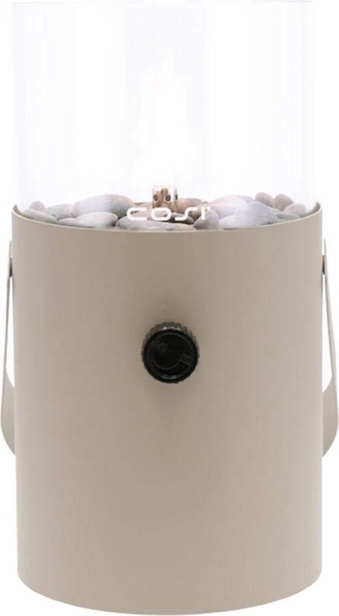 Cosi scoop Original Taupe Gaslantaarn Unieke sfeermaker Voor binnen en buiten Brand 5 tot 6 uur op een gascartouche - Foto 3