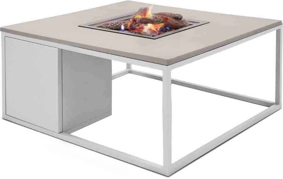 Cosi Fires Vuurtafel Cosiloft white grey Vuurtafels Aluminium Grijs