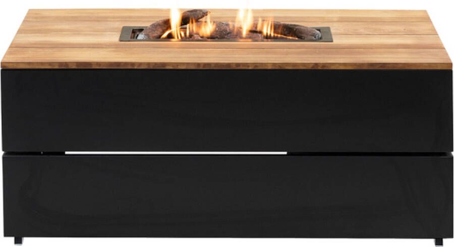 Cosi Fires Cosipure Black Teak (120 cm) Vuurtafels Hout Zwart