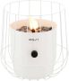 Cosi scoop Basket White Gaslantaarn Unieke sfeermaker Voor binnen en buiten Brand 5 tot 6 uur op een gascartouche - Thumbnail 1