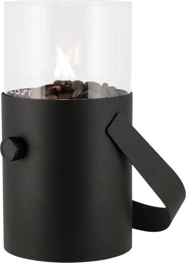 Cosi scoop Original Black Gaslantaarn Unieke sfeermaker Voor binnen en buiten Brand 5 tot 6 uur op een gascartouche